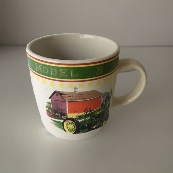 Gibson John Deere Tractor Mug 1935 Model B Coffee Cup Barn Licensed Product - Picture 1 of 12